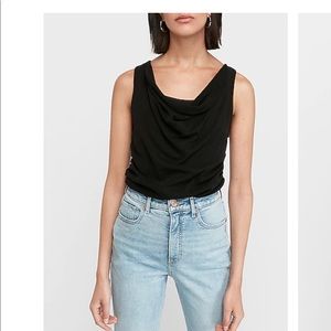 NEW Mesh Cowl Neck Tunic Tank